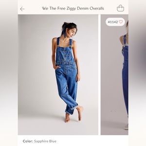 We the free Ziggy Overalls size S